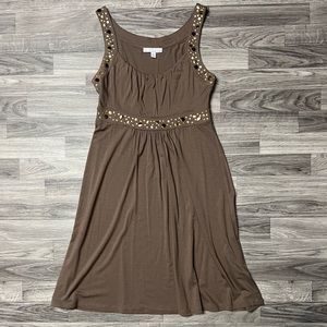 LUCY & LAUREL Brown Dress